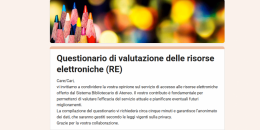 Questionario risorse elettroniche