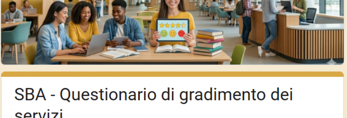 Questionario servizi bibliotecari